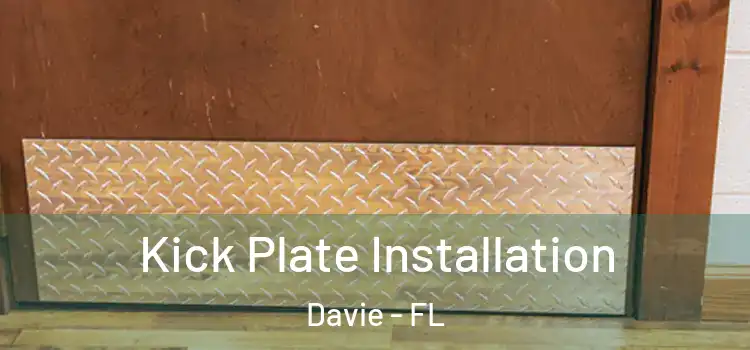  Kick Plate Installation Davie - FL