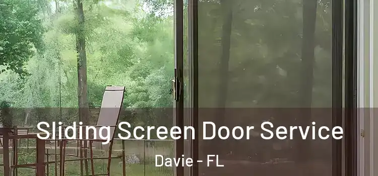  Sliding Screen Door Service Davie - FL